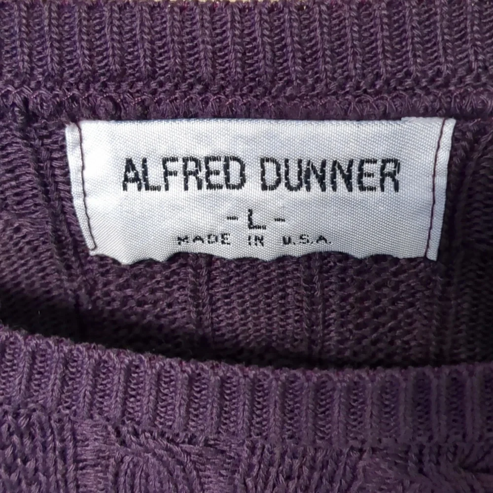 Alfred Dunner Women's Knit Top Size Large Purple - Picture 3 of 3